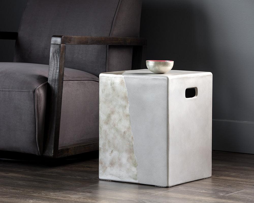 SUNPAN Side & End Tables - Kyson End Table Silver