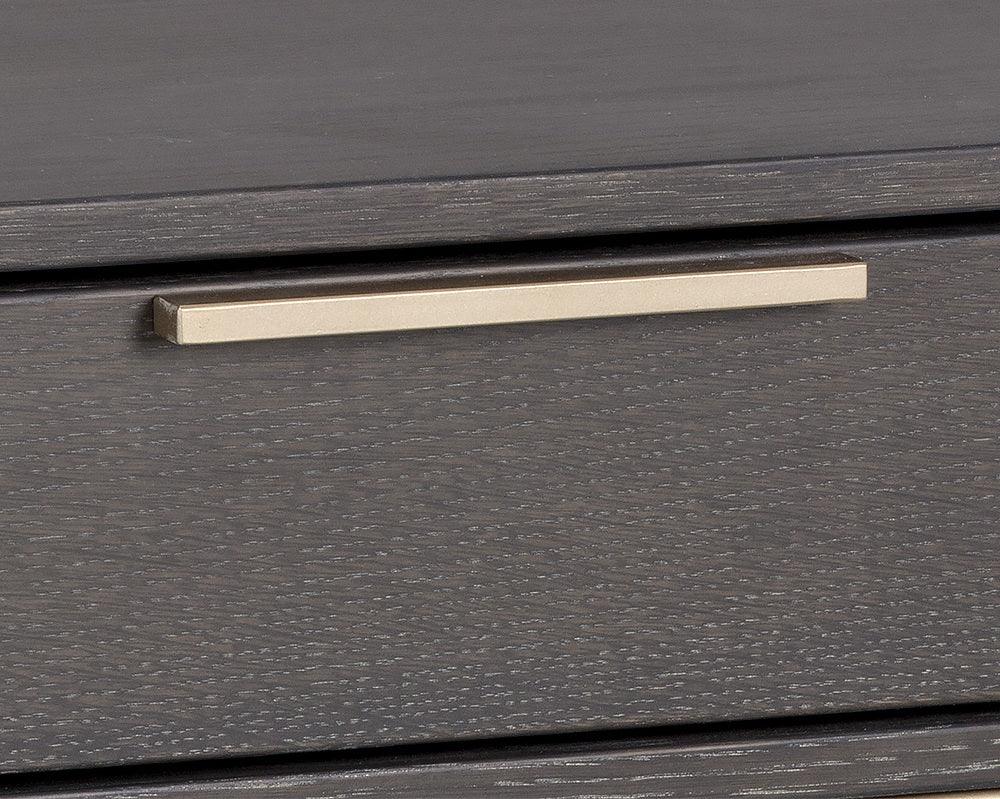 SUNPAN Nightstands & Side Tables - Rebel Nightstand - Gold - Charcoal Grey Gray