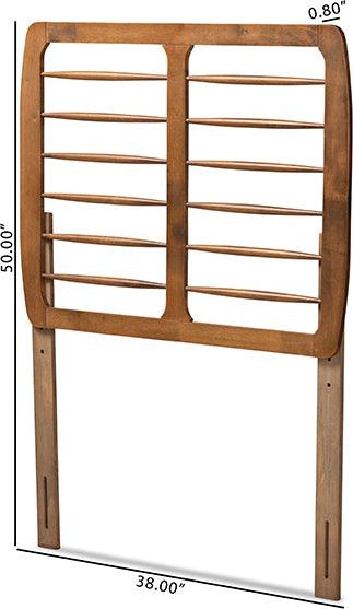 Wholesale Interiors Headboards - Carolyn Twin Headboard Ash Walnut