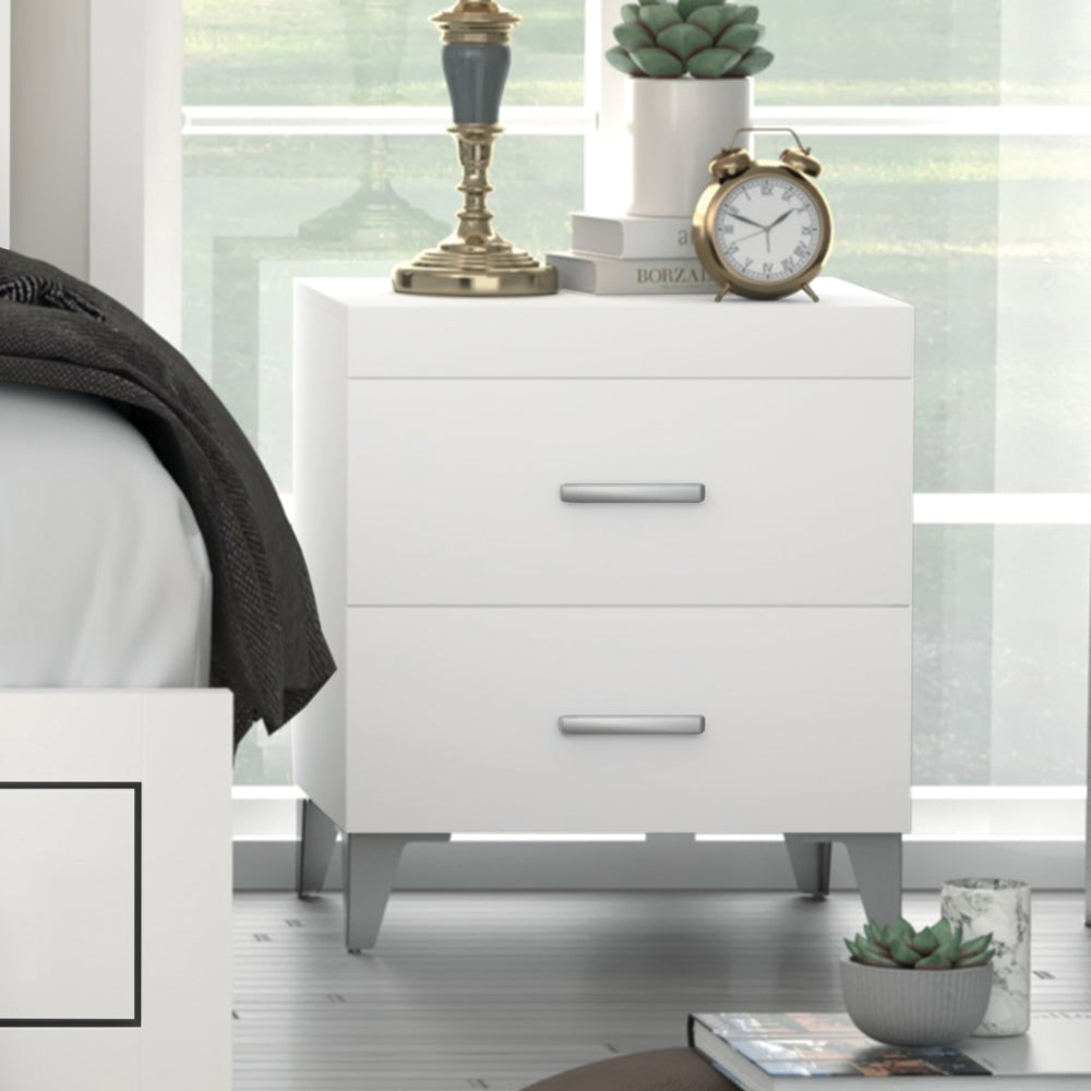 ACME Nightstands & Side Tables - ACME Casilda Nightstand, White Finish