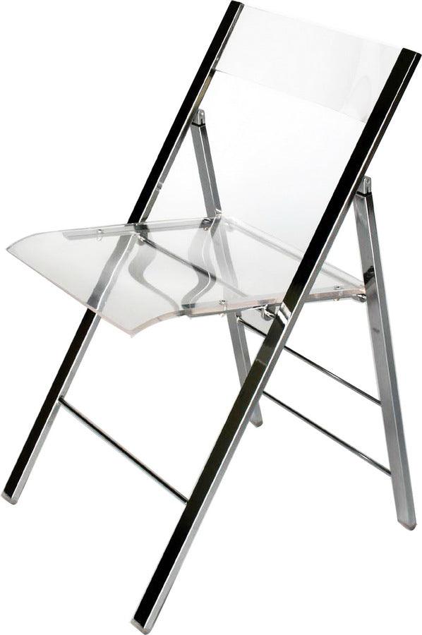 Wholesale Interiors Dining Chairs - Acrylic Foldable Chair (Set of 2)