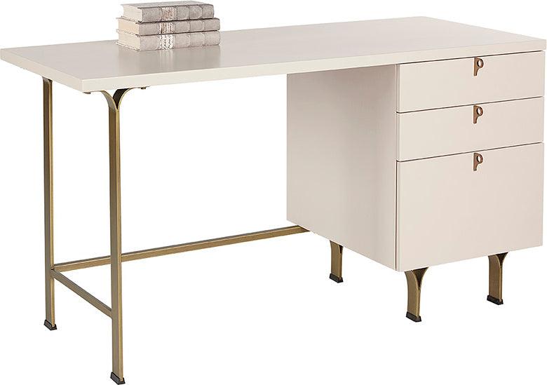 SUNPAN Desks - Celine Desk Cream Wood
