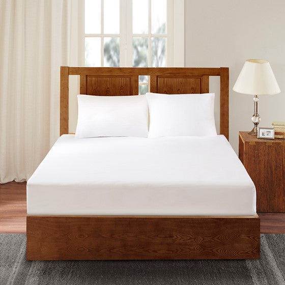 Olliix.com Mattress Protectors - 3M Scotchgard Waterproof Mattress Protector White Twin