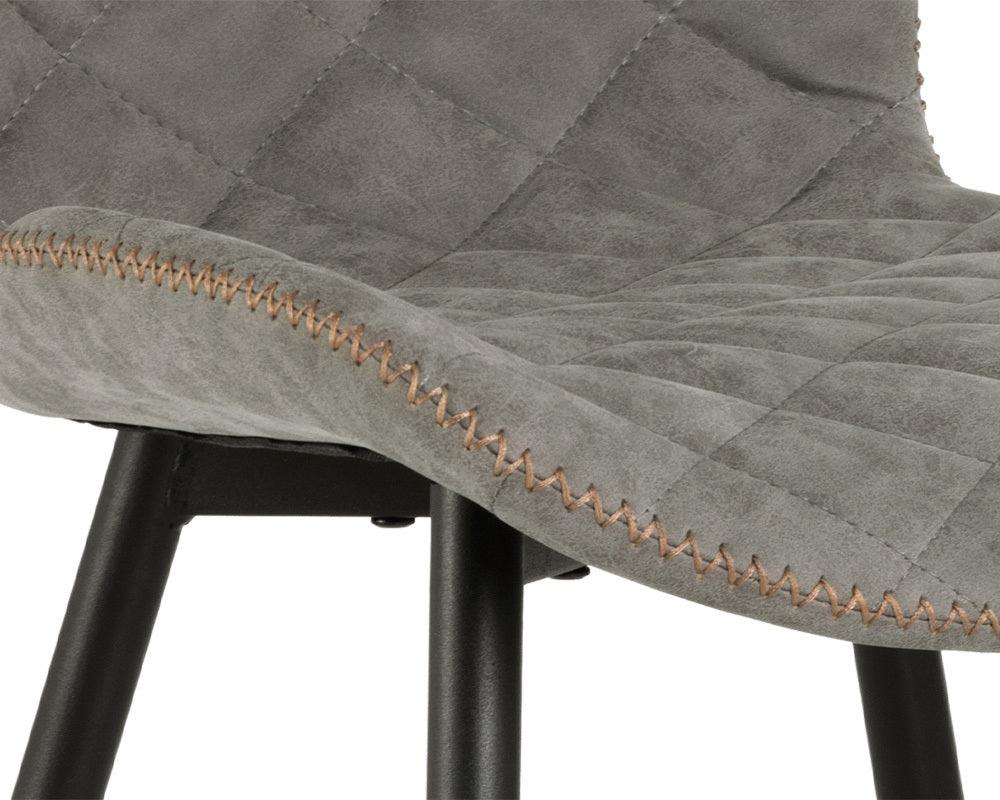 SUNPAN Dining Chairs - Lyla Dining Chair - Black - Antique Grey (Set of 2)