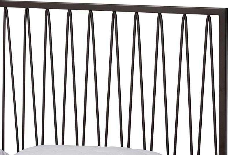 Wholesale Interiors Beds - Jeanette Queen Bed Black