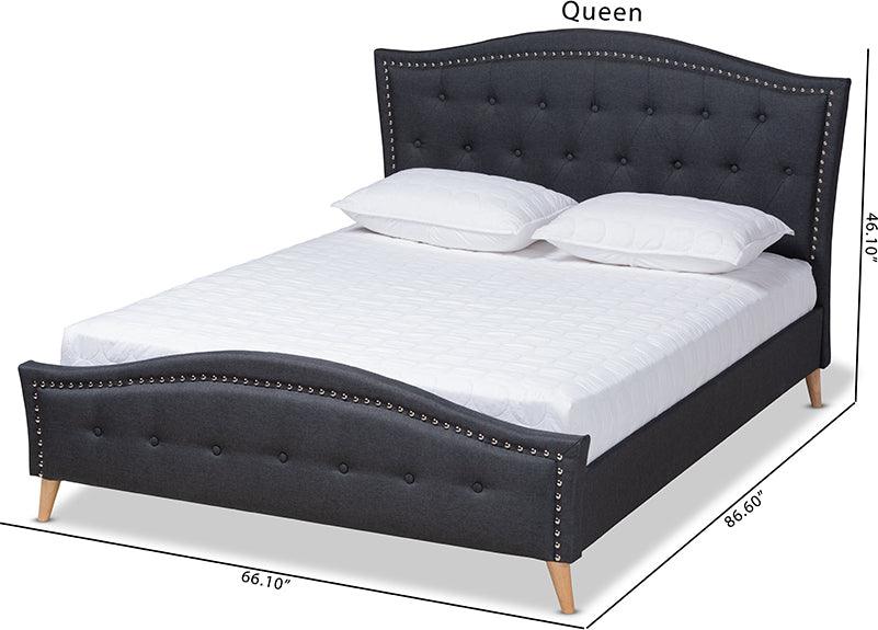 Wholesale Interiors Beds - Felisa King Bed Charcoal