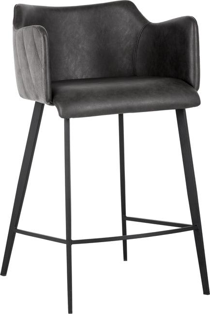 SUNPAN Barstools - Griffin Counter Stool - Town Grey / Roman Grey