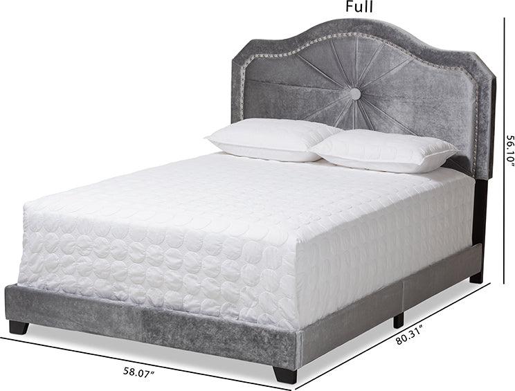 Wholesale Interiors Beds - Embla Queen Bed Gray