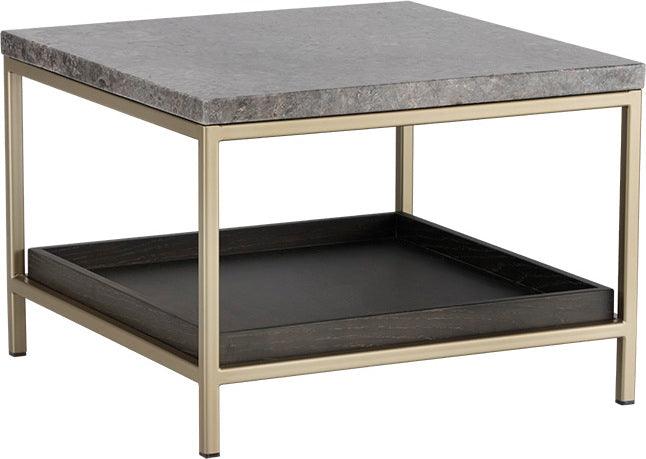 SUNPAN Side & End Tables - Arden End Table Gray Marble | Wood