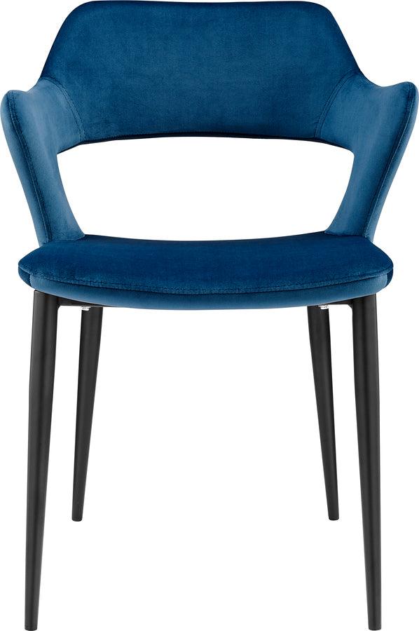 Euro Style Dining Chairs - Vidar Side Chair Blue