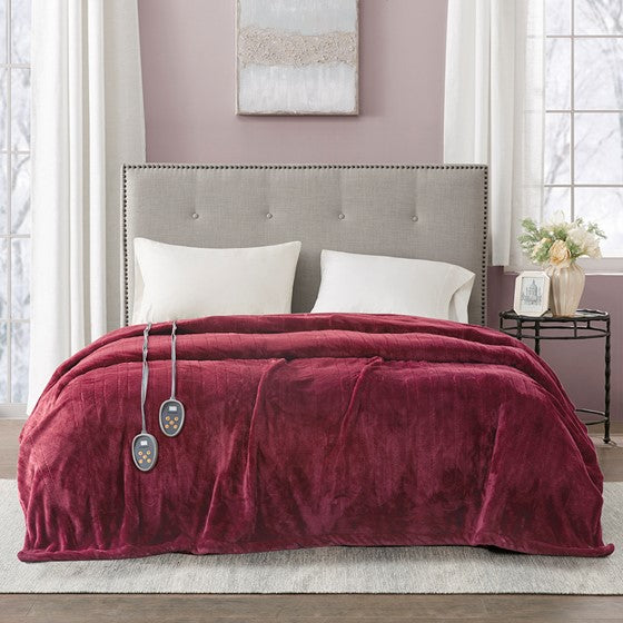 Olliix.com Heated Blankets - Blanket Red King