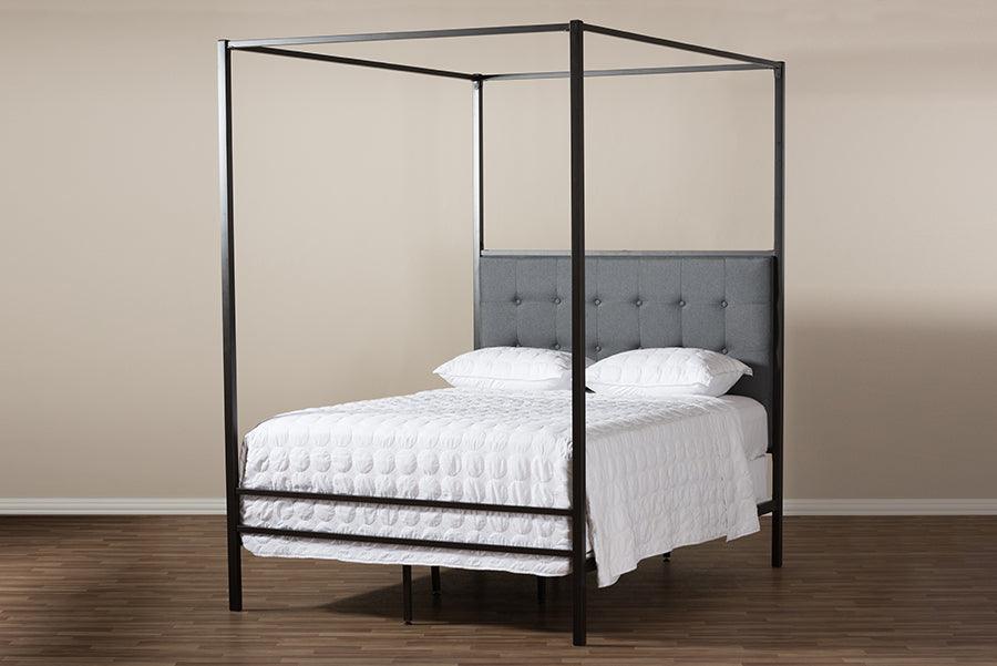Wholesale Interiors Beds - Eleanor Queen Bed Black