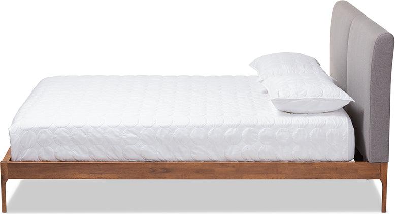 Wholesale Interiors Beds - Aveneil King Bed Gray & Walnut Brown