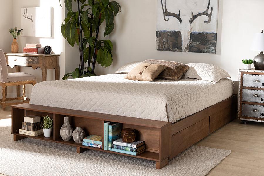 Wholesale Interiors Beds - Arthur King Bed Ash walnut