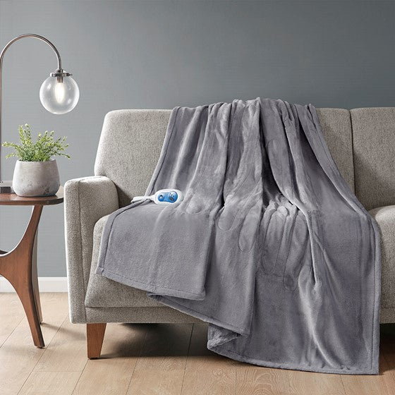 Throw Grey