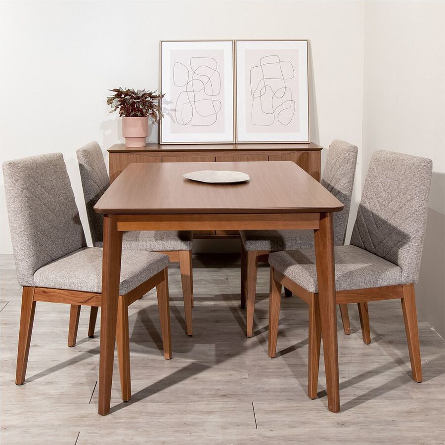 Manhattan Comfort Dining Tables - Tudor 53.34 Dining Table in Maple Cream