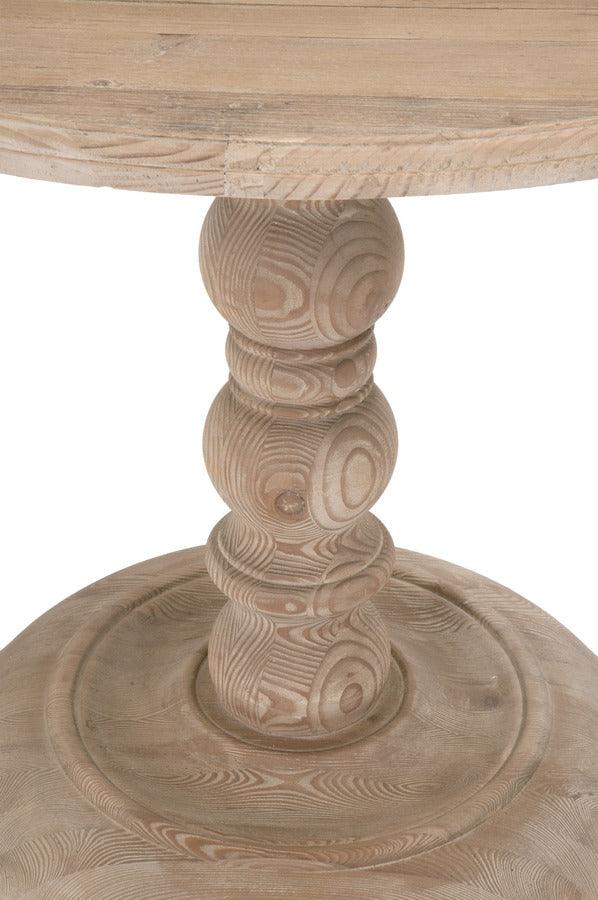 Essentials For Living Dining Tables - Chelsea 36" Round Dining Table Smoke Gray Pine