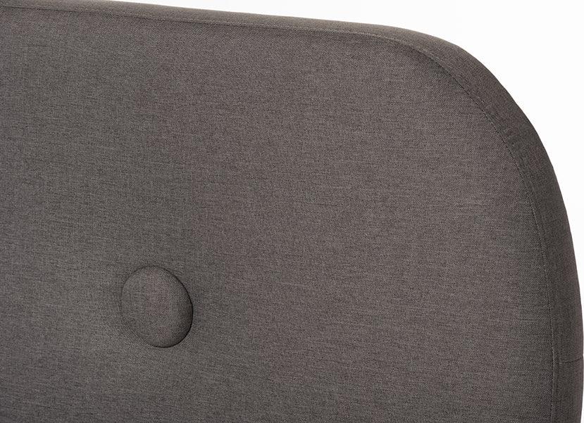 Wholesale Interiors Beds - Penelope Queen Bed Gray/Walnut' Brown