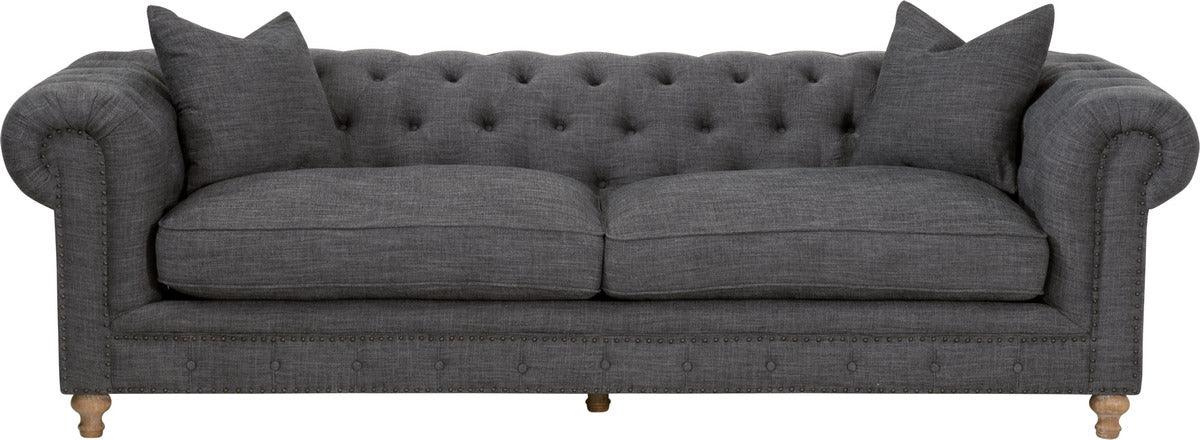 Essentials For Living Sofas & Couches - Jaxon 103" Chesterfield Sofa Natural