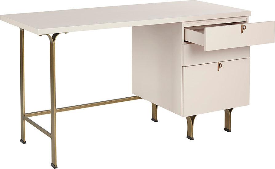 SUNPAN Desks - Celine Desk Cream Wood