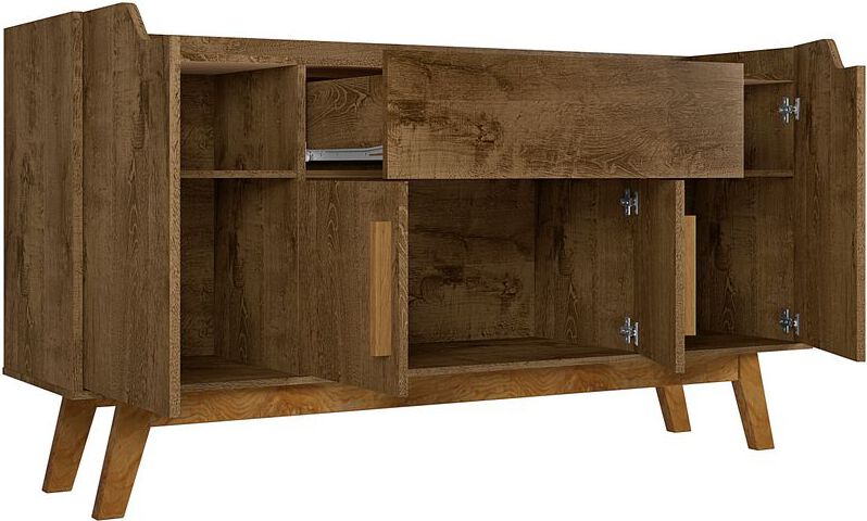 Manhattan Comfort Buffets & Cabinets - Addie 53.54 Sideboard in Rustic Brown