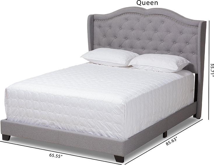 Wholesale Interiors Beds - Aden Queen Bed Gray