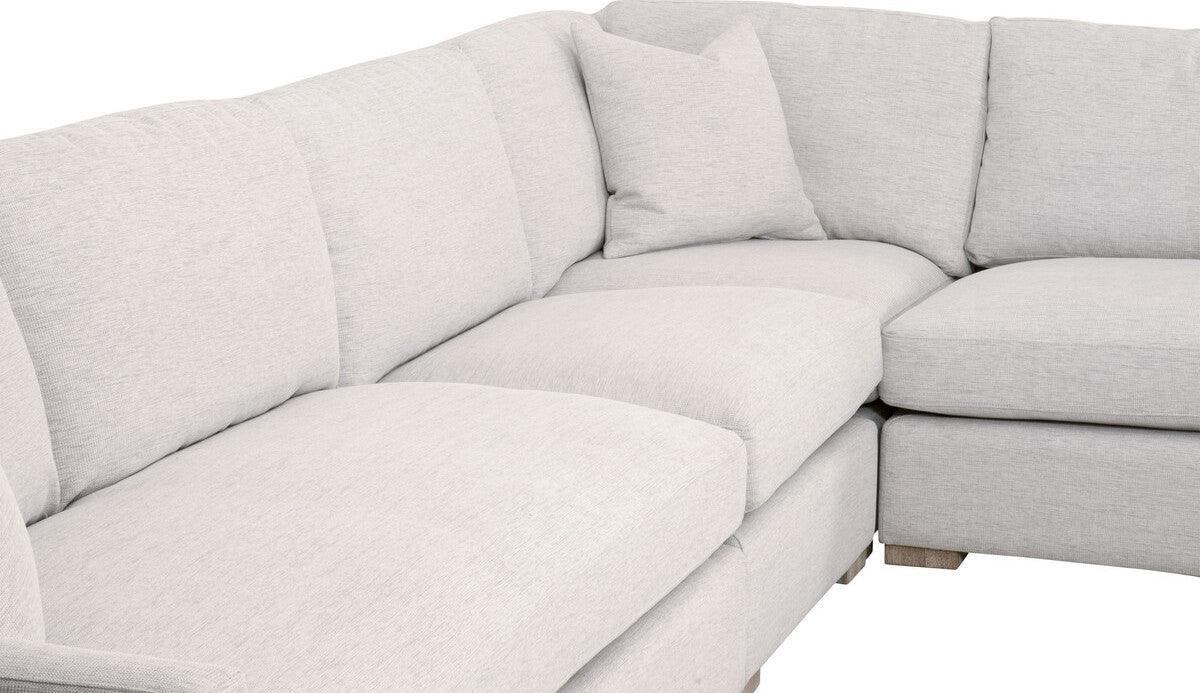 Essentials For Living Accent Chairs - Clara Modular Corner Chair Natural Gray Oak
