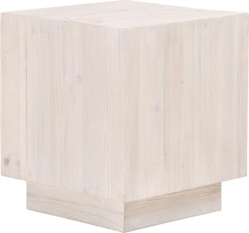 Essentials For Living Side & End Tables - Montauk End Table White Wash Pine