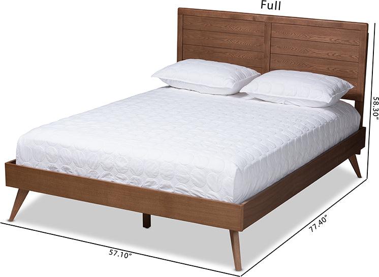 Wholesale Interiors Beds - Artemis Full Bed Ash Walnut