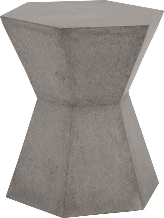 Essentials For Living Side & End Tables - Bento Accent Table Slate Gray Concrete