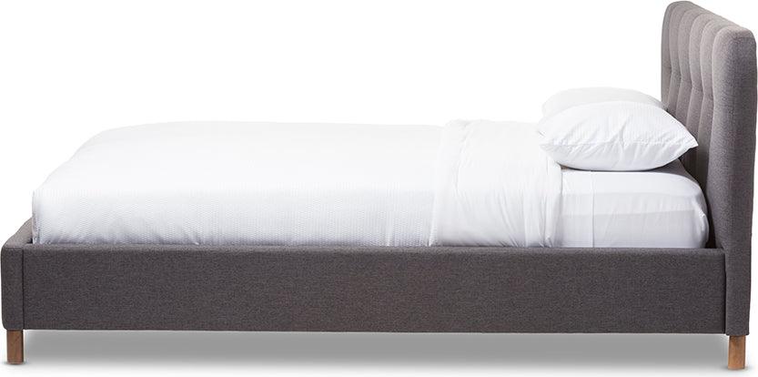 Wholesale Interiors Beds - Germaine King Bed Dark Gray