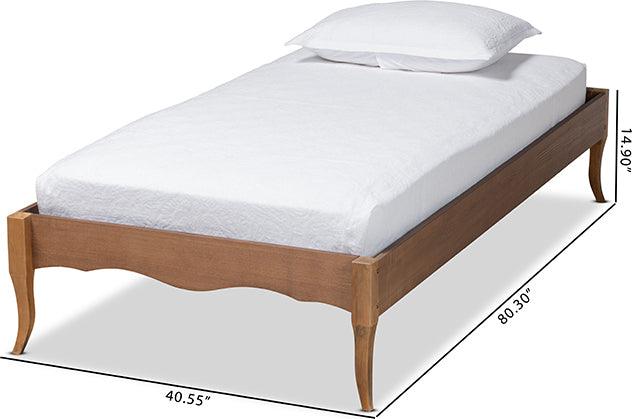 Wholesale Interiors Beds - Marieke Twin Bed Ash Walnut