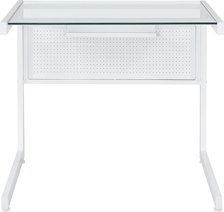Euro Style Desks - Caesar 34"x28" Desk White