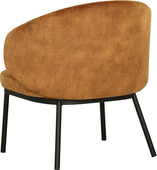 SUNPAN Accent Chairs - Echo Lounge Chair Black Nono Tapenade Gold