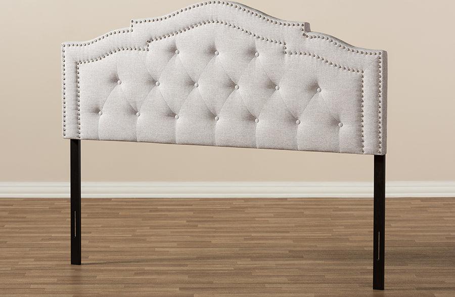 Wholesale Interiors Headboards - Edith King Headboard Grayish Beige