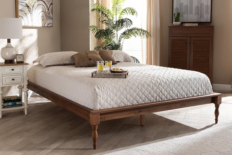 Wholesale Interiors Beds - Romy King Frame Bed Ash walnut