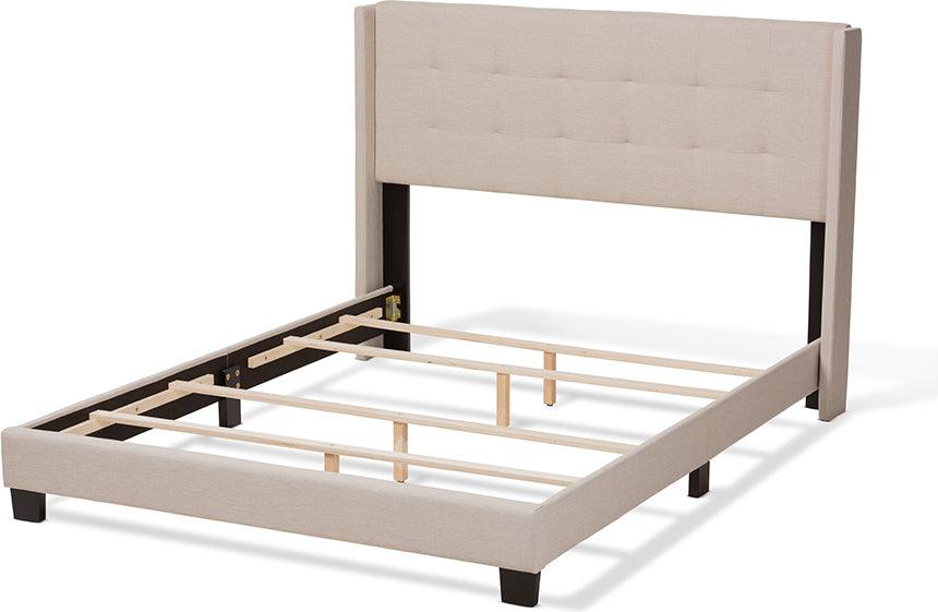 Wholesale Interiors Beds - Lisette Full Bed Beige