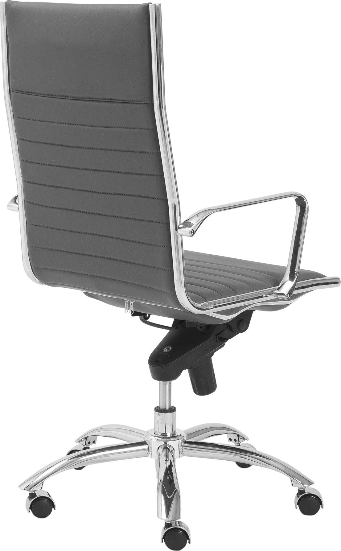 Euro Style Task Chairs - Dirk High Back Office Chair Gray