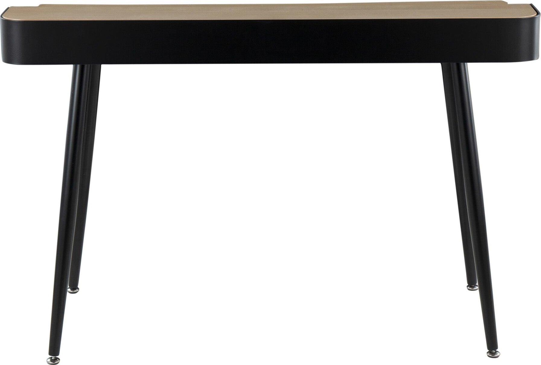 Lumisource Desks - Harvey Desk Black & Natural
