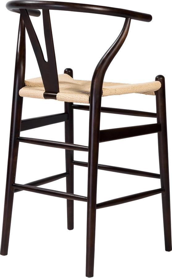 Euro Style Barstools - Evelina-C Counter Stool in Walnut