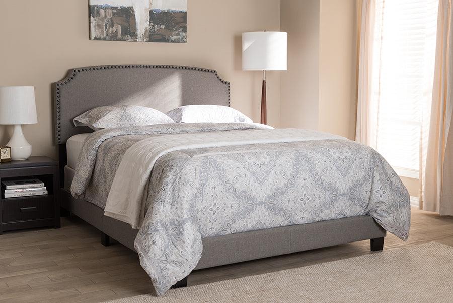 Wholesale Interiors Beds - Odette King Bed Light Gray