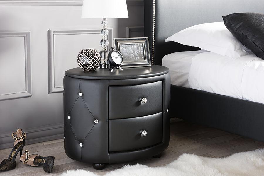 Wholesale Interiors Nightstands & Side Tables - Davina Nightstand Black