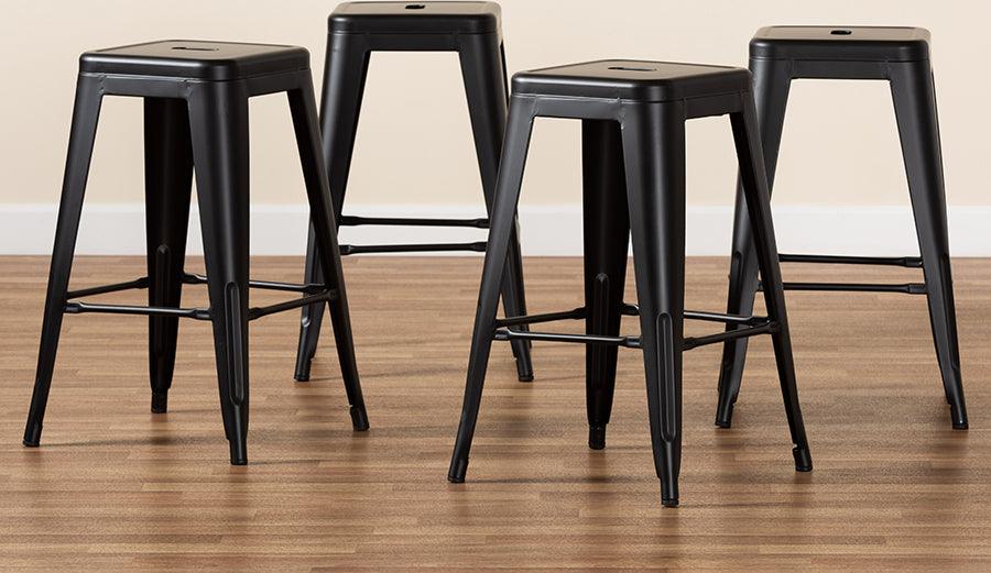 Wholesale Interiors Barstools - Horton Counter Stool Black (Set of 4)