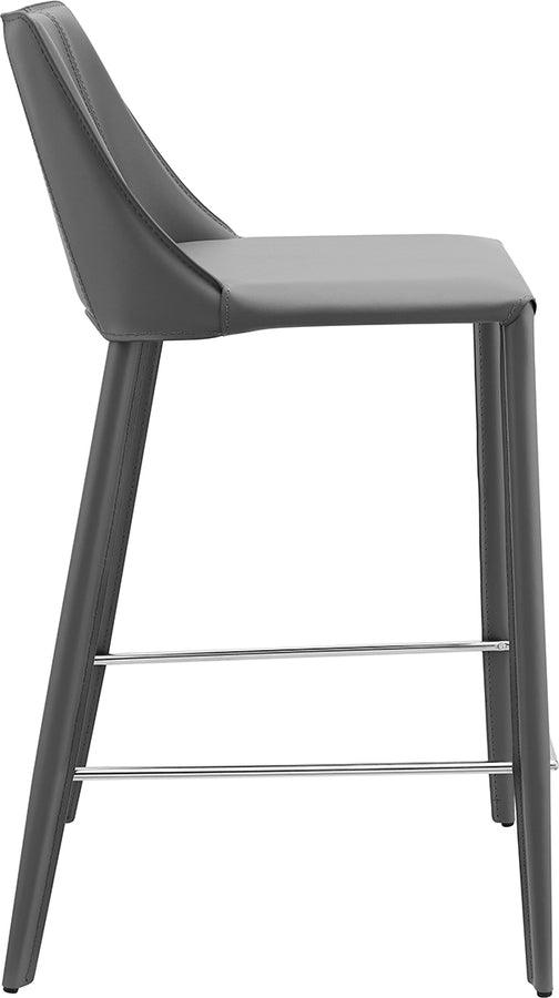 Euro Style Barstools - Kalle Counter Stool in Gray