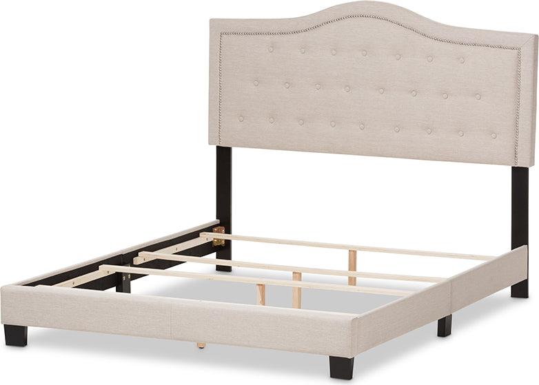 Wholesale Interiors Beds - Emerson Full Bed Light Beige