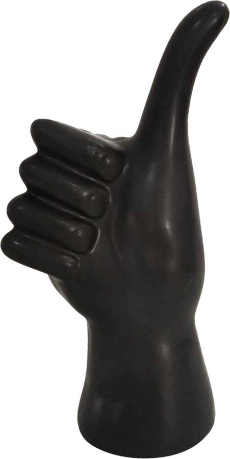 Sagebrook Home Decorative Objects - 6"H Thumbs Up Table Deco Black