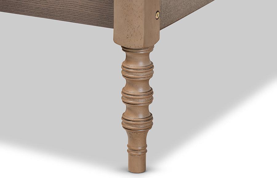 Wholesale Interiors Beds - Cielle King Bed Weathered Gray