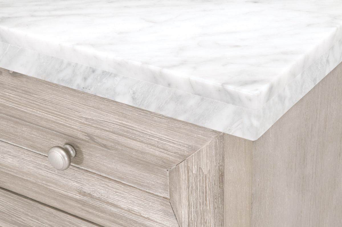 Essentials For Living Nightstands & Side Tables - Azure Carrera Media Chest