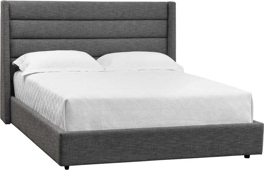 SUNPAN Beds - Emmit Bed - King - Quarry Gray