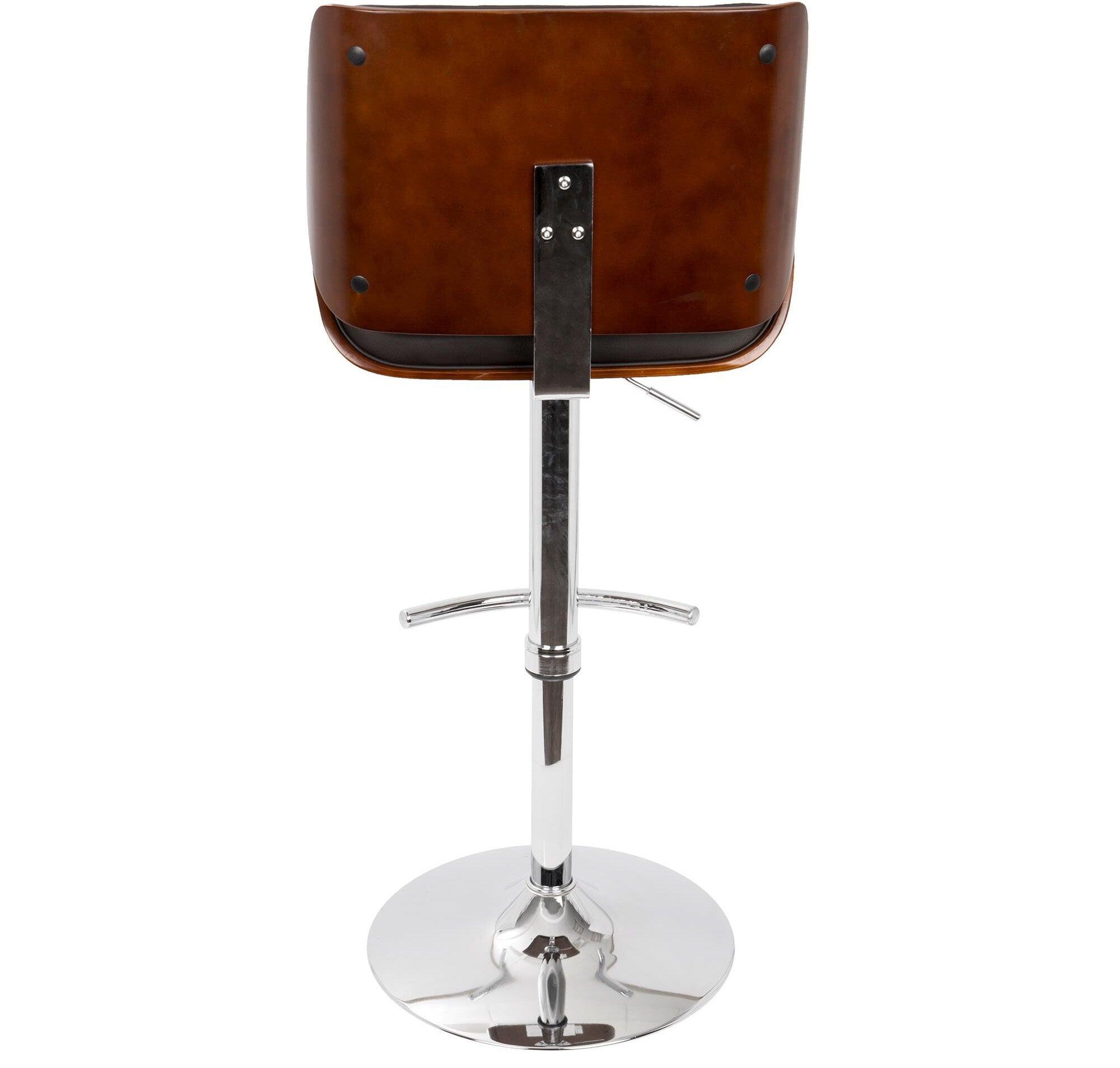 Lumisource Barstools - Santi Barstool Cherry & Brown